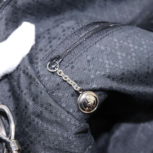 Gucci Bamboo Black Synthetic Handbag (Pre-Owned) - Picture 11 of 16